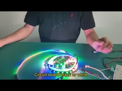 Fita de Luz LED RGB com CI externo ws2811 ucs1903, 60 LEDs/m, 20 CI/m, Fita de Luz LED RGBIC