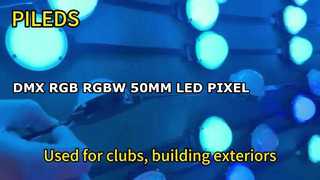Corda de luz de pixel LED de plástico UCS512 RGB RGBW